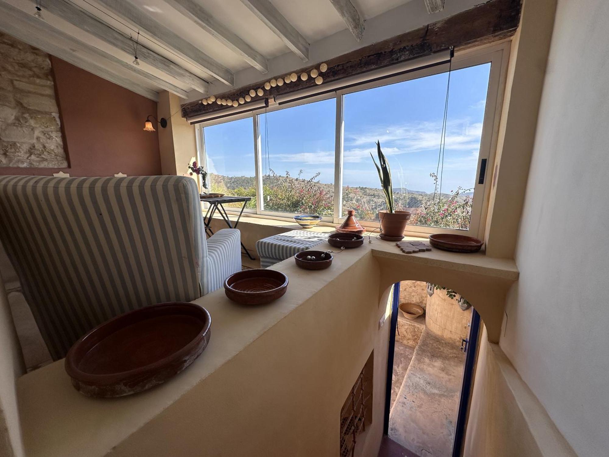 Casa Con Vistas Al Mar Y Patio De Buganvillas Aigues Luaran gambar
