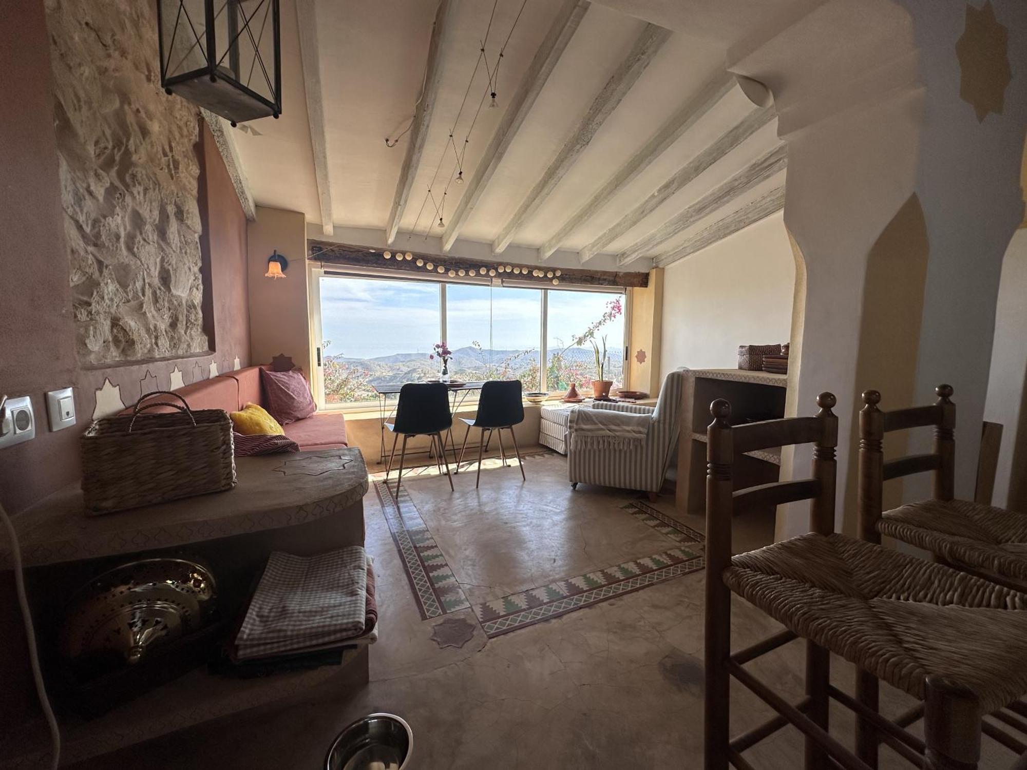 Casa Con Vistas Al Mar Y Patio De Buganvillas Aigues Luaran gambar