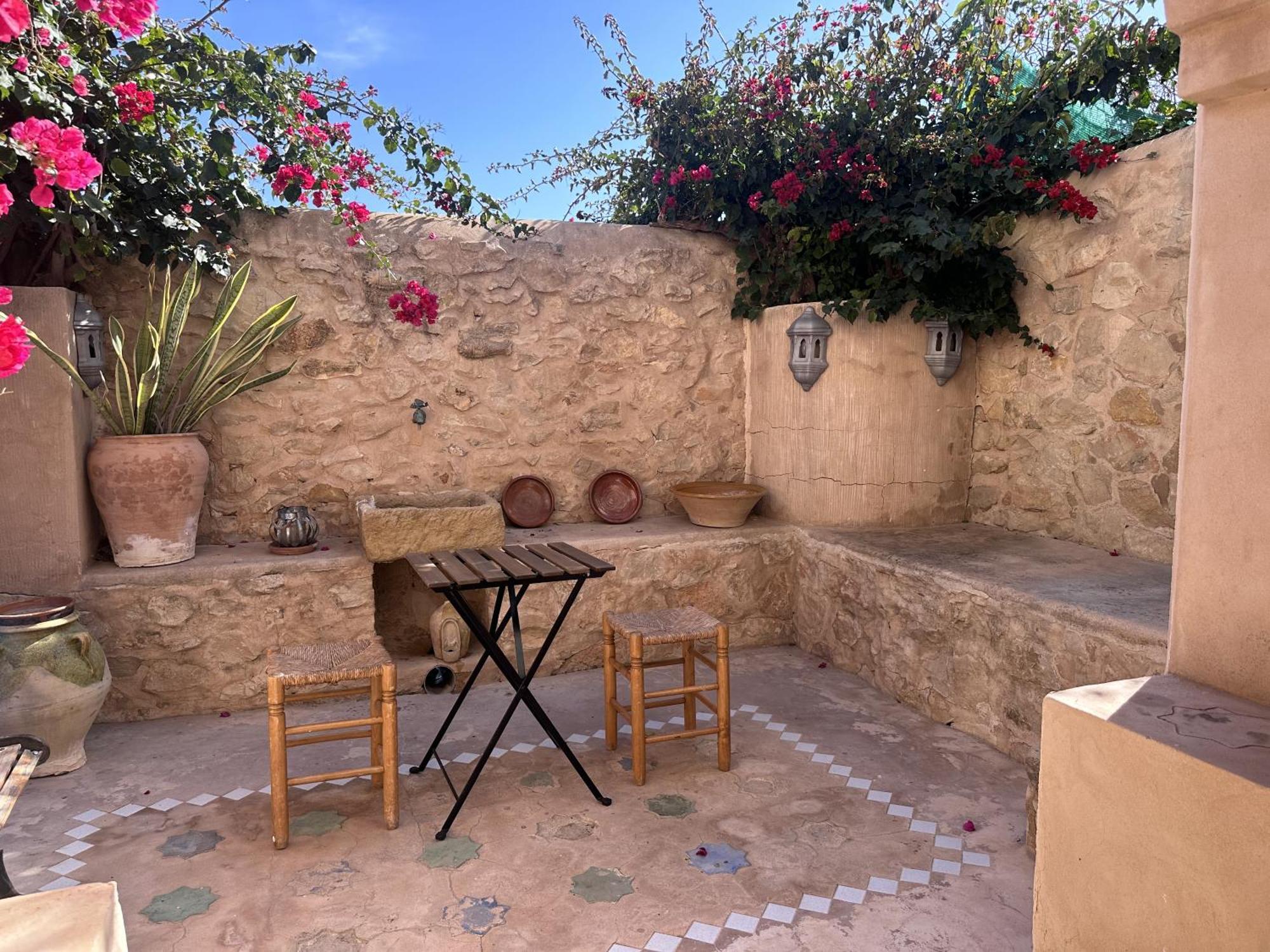 Casa Con Vistas Al Mar Y Patio De Buganvillas Aigues Luaran gambar